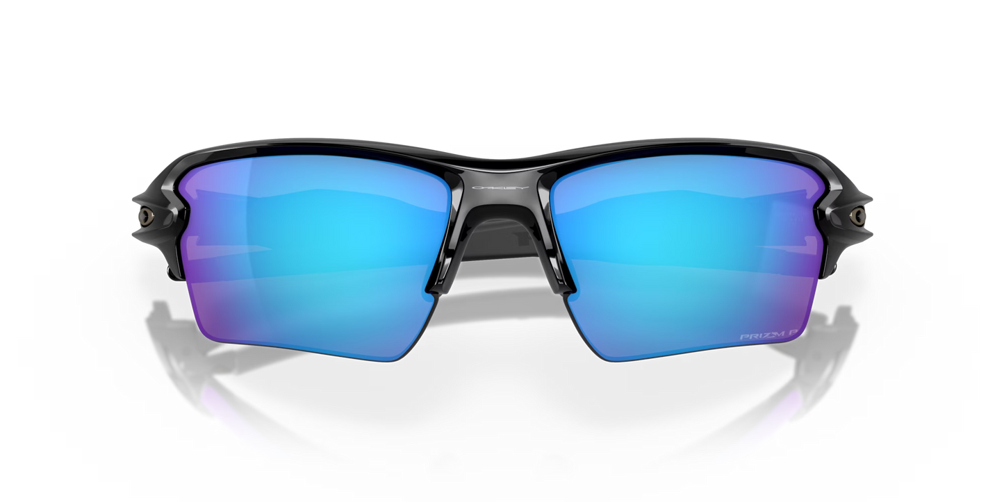 Oakley Flak 2.0 XL prizm sapphire polarized Lenses, polished black Frame
