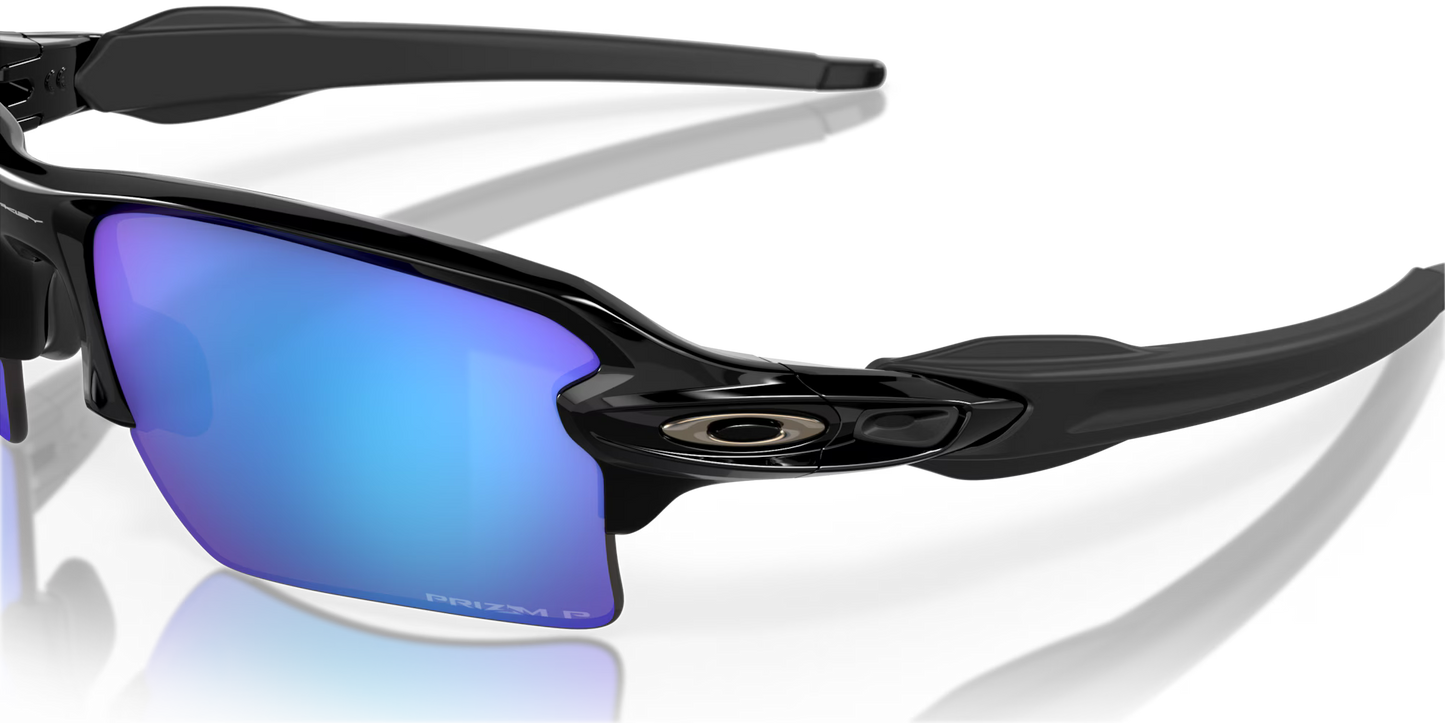 Oakley Flak 2.0 XL prizm sapphire polarized Lenses, polished black Frame