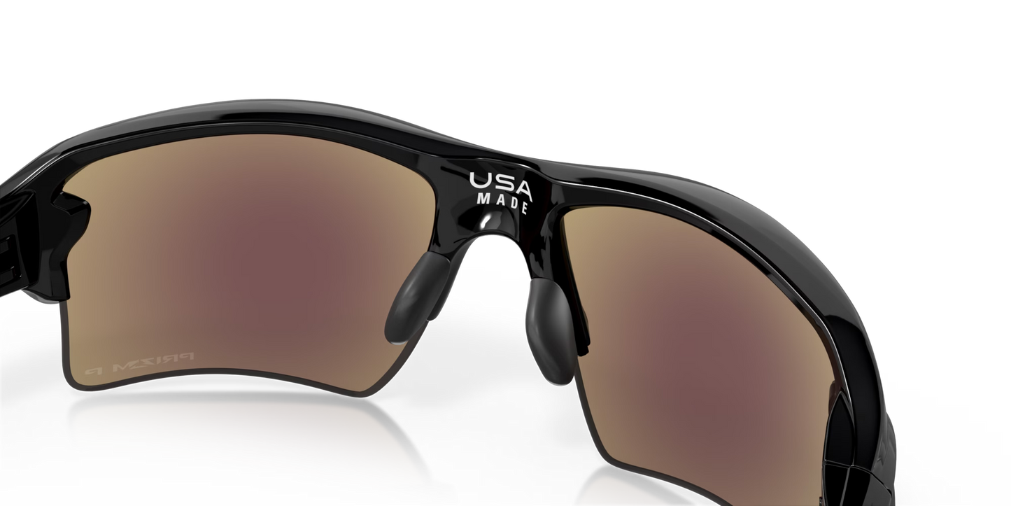Oakley Flak 2.0 XL prizm sapphire polarized Lenses, polished black Frame