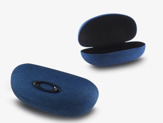 Oakley Hard Sunglass Case -  ( Magnetic , Blue )