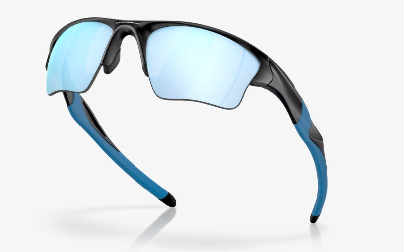 Oakley Half Jacket Sunglass with Matte  Black Przm  and Deep Water Polar