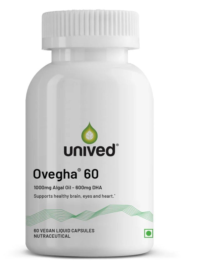 Unived Ovegha 60 Vegan Omega‑3 DHA Capsules