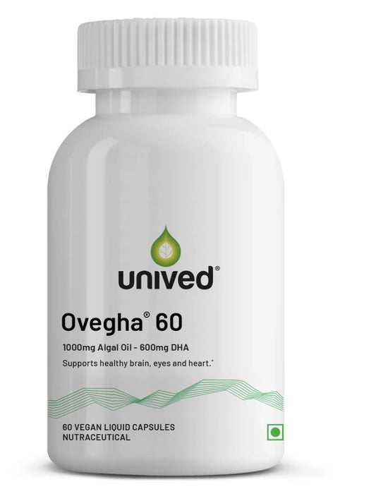 Unived Ovegha 60 Vegan Omega‑3 DHA Capsules