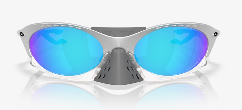 Oakley Plantaris  Sunglass with X-Silver and Prizm Sapphire lens