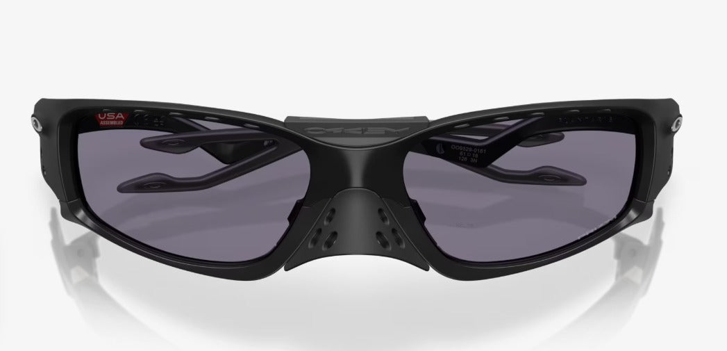 Oakley Plantaris Sunglass with SQ Matte Black and  Prizm Grey Lens