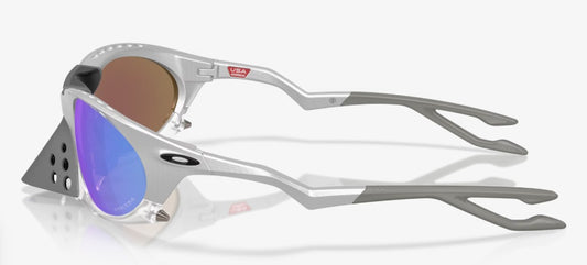 Oakley Plantaris  Sunglass with X-Silver and Prizm Sapphire lens