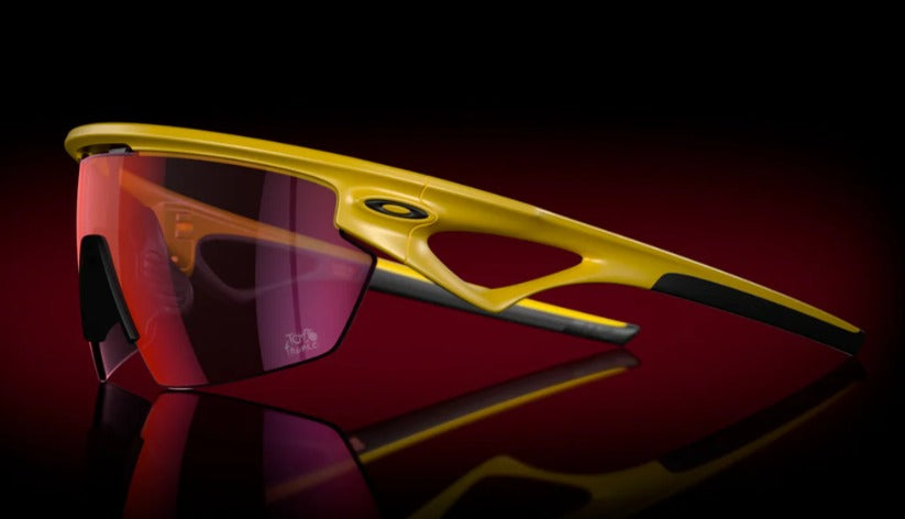 Oakley  Sphaera Sunglass with  Matte Yellow and  Prizm Road lens