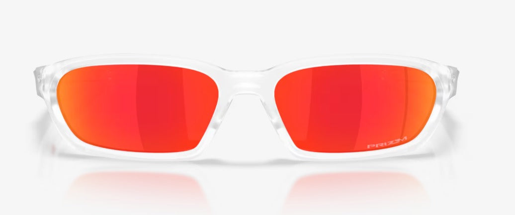 Oakley Terraforma sunglass Matte  Clear and  Prizm Ruby lenses