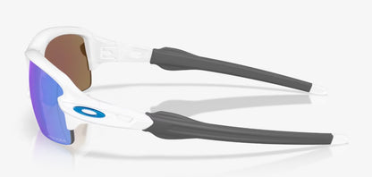 Oakley Flak Sunglass with  2.0 S  Polished White  and Prizm Sapphire
