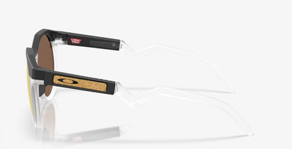 Oakley HSTN Navy/Trans Sunglass with Blue Prizm 24K Polarized lens