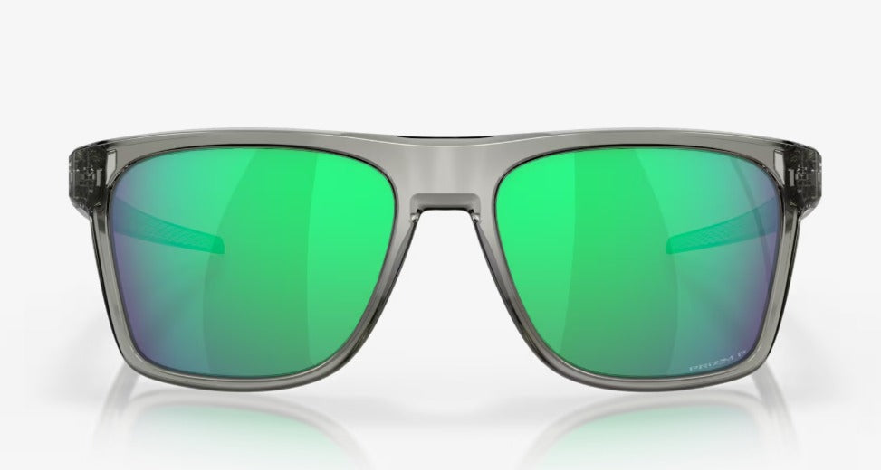 Oakley Leffingwell Sunglass with  Grey  Ink and  Prizm Jade Polarized Lens