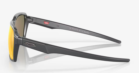 Oakley Parlay Sunglass  with  Matte Carbom and Prizm Ruby lens