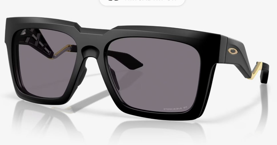 Oakley Enigma Sunglass with Ink Matte  and Black Prizm Hrey Polarized