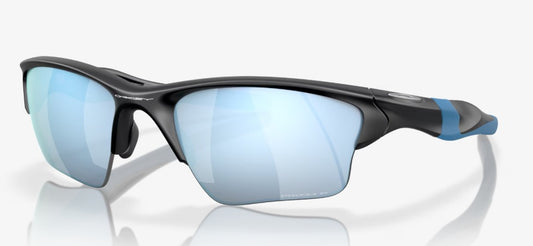 Oakley Half Jacket Sunglass with Matte  Black Przm  and Deep Water Polar