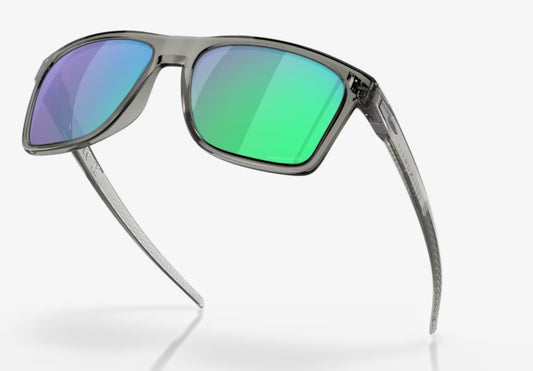 Oakley Leffingwell Sunglass with  Grey  Ink and  Prizm Jade Polarized Lens