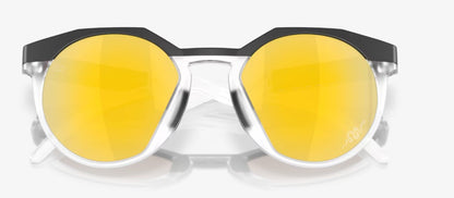 Oakley HSTN Navy/Trans Sunglass with Blue Prizm 24K Polarized lens