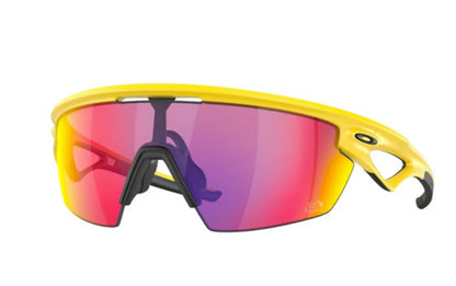 Oakley  Sphaera Sunglass with  Matte Yellow and  Prizm Road lens
