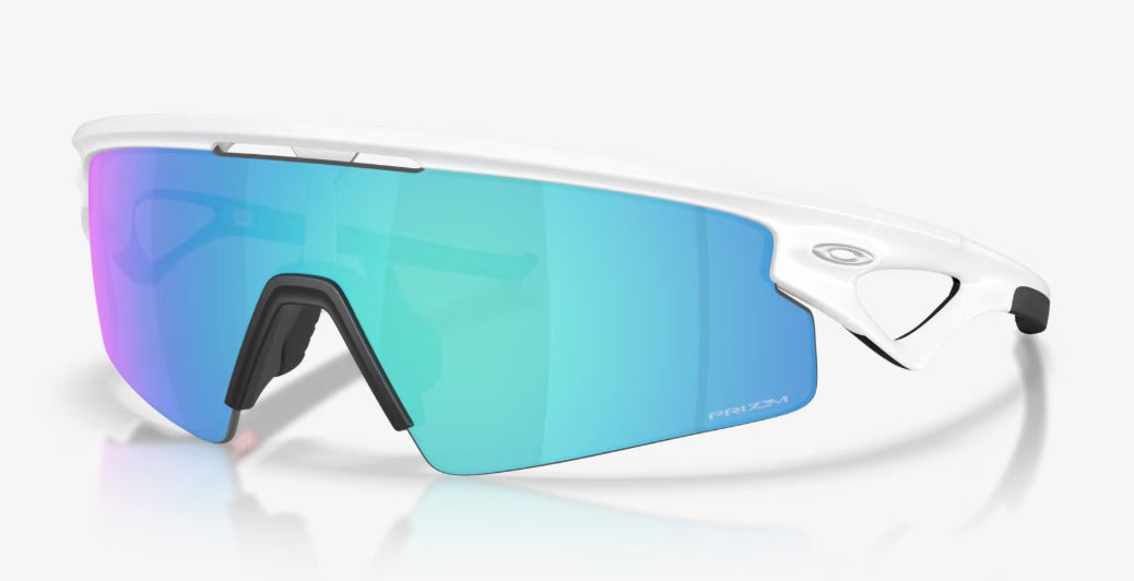 Oakley Sphaera Strike  Sunglass with Matte White and Prizm Sapphire lens