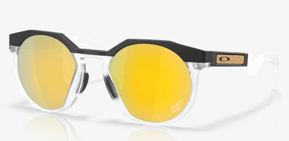 Oakley HSTN Navy/Trans Sunglass with Blue Prizm 24K Polarized lens