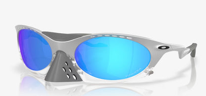 Oakley Plantaris  Sunglass with X-Silver and Prizm Sapphire lens