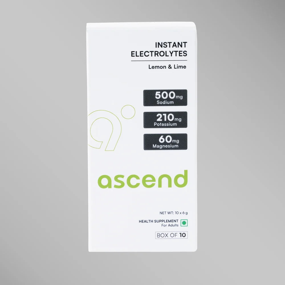 ascends Zero Sugar Ascend Electrolytes - Lemon & Lime | 500 mg sodium