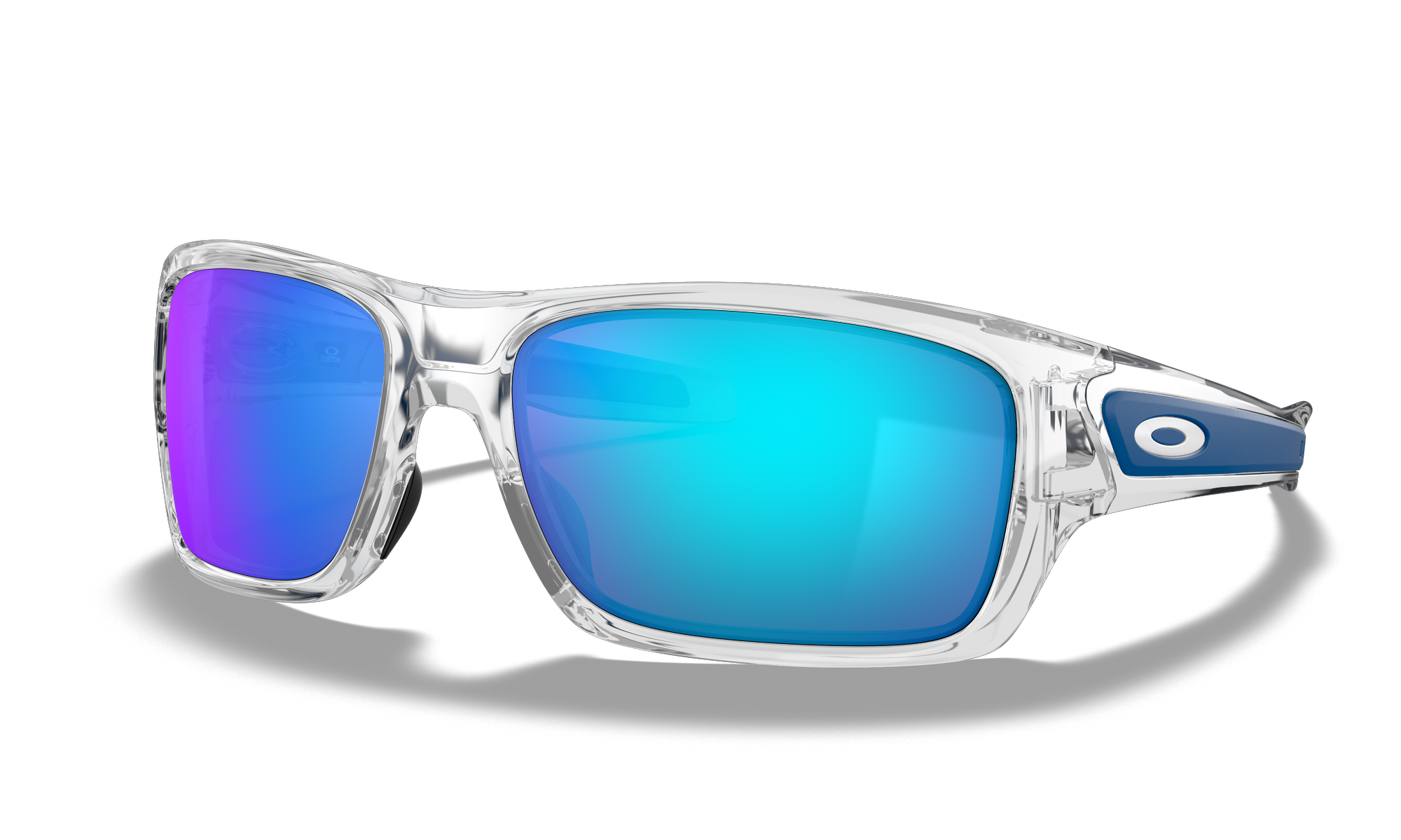 Oakley Turbine Clear frame with Prizm Sapphire Lens