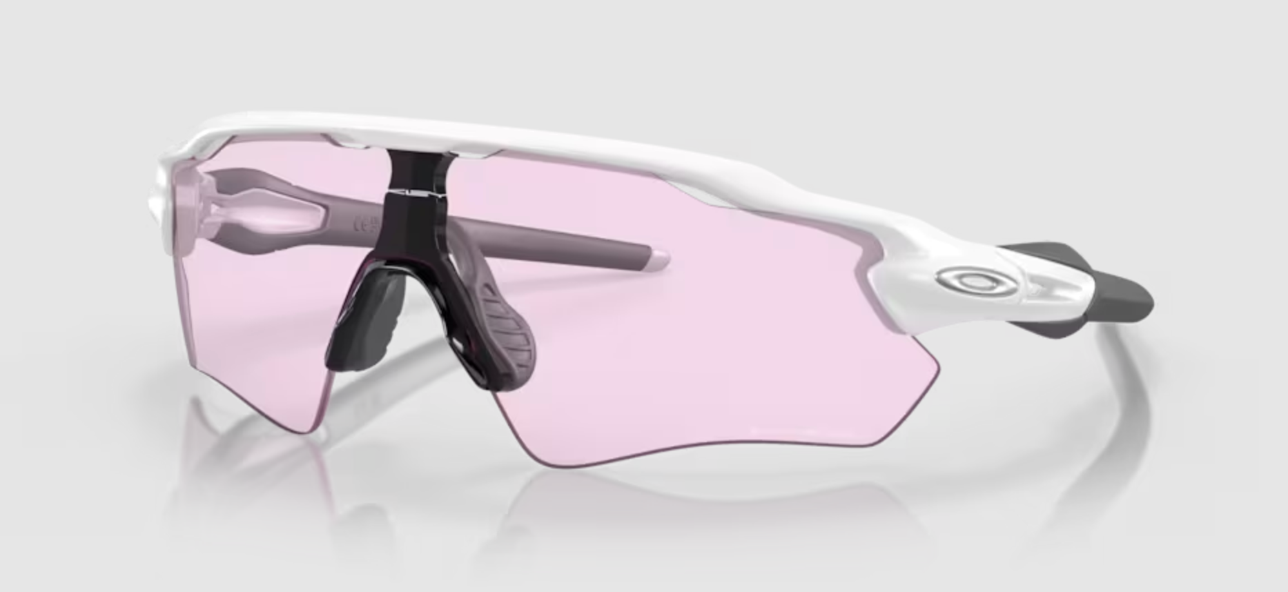 Oakley Radar EV Path prizm low light Lenses with matte white Frame