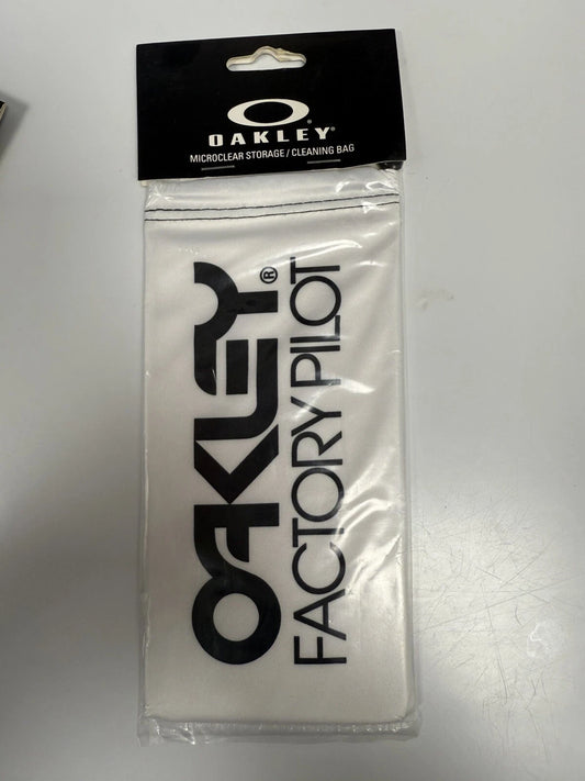 Oakley Factory Pilot White w/Black Microfiber Bag